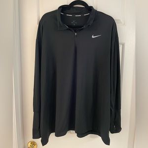 Nike Women's Plus Size Element Half-Zip Running Shirt. Black. 3X  EUC